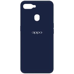 Чохол Silicone Cover My Color Full Protective (A) для Oppo A5s / Oppo A12 Синій / Midnight blue