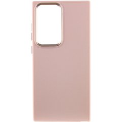 Шкіряний чохол Bonbon Leather Metal Style для Samsung Galaxy S23 Ultra Рожевий / Light pink