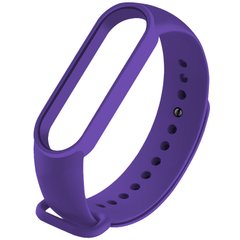 Силіконовий ремінець для Xiaomi Mi Band 5 / 6 Фіолетовий / Purple