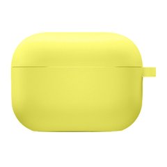Уцінка Силіконовий футляр з мікрофіброю для навушників Airpods 3 Дефект упаковки / Жовтий / Bright Yellow