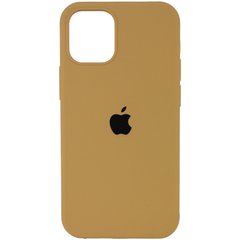Уценка Чехол Silicone Case Full Protective (AA) для Apple iPhone 12 Pro Max (6.7") Дефект упаковки / Золотой / Gold