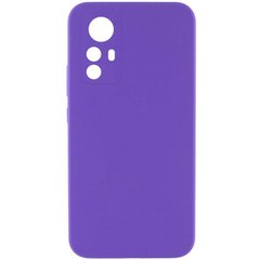 Чохол Silicone Cover Lakshmi Full Camera (AAA) для Xiaomi Redmi Note 12S Фіолетовий / Amethyst