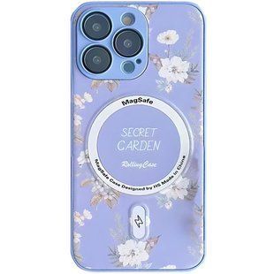 TPU+PC чехол Secret Garden with MagSafe для Apple iPhone 16 Pro Max (6.9") Lilac