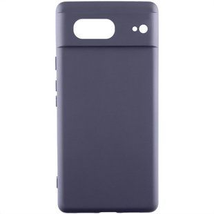 Чехол Silicone Cover Lakshmi Full Camera (AAA) для Google Pixel 7 Серый / Dark Gray