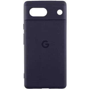 Чохол Silicone Cover Lakshmi Full Camera (AAA) with Logo для Google Pixel 7a Сірий / Dark Gray