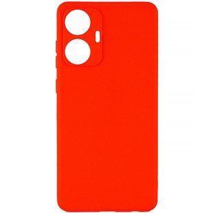 Силиконовый чехол Candy Full Camera для Realme C55 Красный / Red