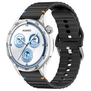 Силиконовый ремешок Wavy для Smart Watch 22mm Black