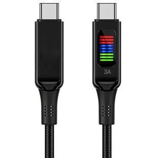 Дата кабель Acefast C7-03 Type-C to Type-C 100W (1.2m) Black