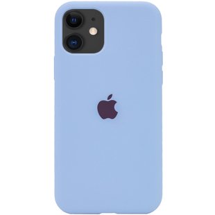 Чехол Silicone Case Full Protective (AA) для Apple iPhone 11 (6.1") Голубой / Lilac Blue