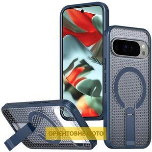 Чохол TPU Breeze with Magnetic Fit stand для Google Pixel 9 Pro XL / 10 Pro XL Blue