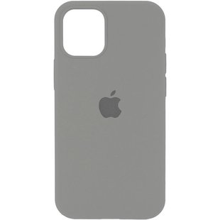 Уценка Чехол Silicone Case Full Protective (AA) для Apple iPhone 13 Pro (6.1") Эстетический дефект / Серый / Pewter