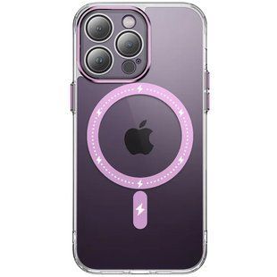 Чехол TPU+PC Colorful with MagSafe для Apple iPhone 13 Pro Max (6.7") Pink
