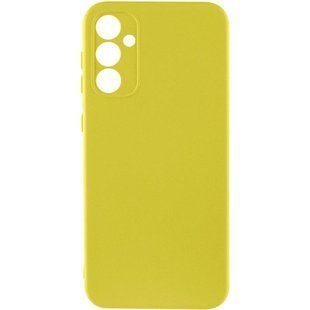 Чехол TPU GETMAN Liquid Silk Full Camera для Samsung Galaxy A55 Желтый / Flash