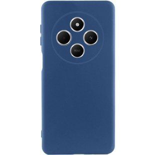 Чехол TPU GETMAN Liquid Silk Full Camera для Xiaomi Redmi 14C / Poco C75 Синий / Navy Blue