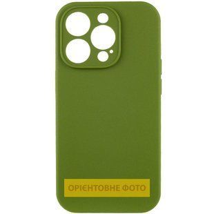 Чехол Silicone Case Full Camera Protective (AA) NO LOGO для Apple iPhone 17 Air (6.5") Зеленый / Dark Olive