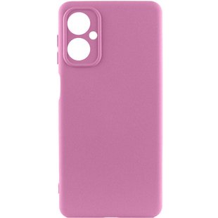 Чехол Silicone Cover Lakshmi Full Camera (A) для Motorola Moto G54 Розовый / Pink