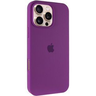 Чехол Silicone Case Full Protective (AA) для Apple iPhone 16 Pro Max (6.9") Фиолетовый / Grape