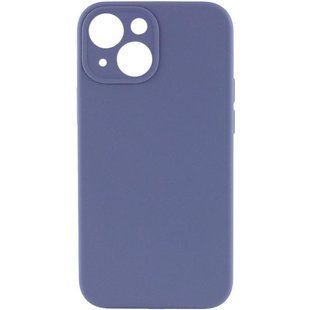 Чехол Silk Full Camera Protective (AA) NO LOGO для Apple iPhone 13 (6.1") Серый / Lavender Gray