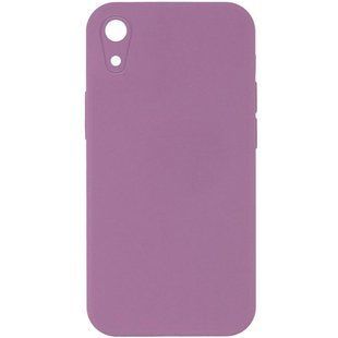 Чехол Silk Square Full Camera Protective (AA) NO LOGO для Apple iPhone XR (6.1") Лиловый / Lilac Pride
