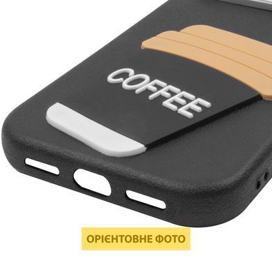 Чохол TPU Leather Toys для Apple iPhone 17 (6.3") Coffee / Black