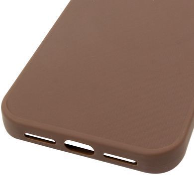TPU чохол Carbon Protective with Magnetic Fit для Apple iPhone 12 Pro Max (6.7") Coffee