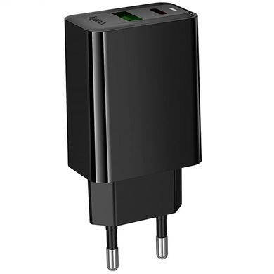СЗУ Hoco CS94A Leader PD20W+QC3.0 (1USB-A/1C) Black