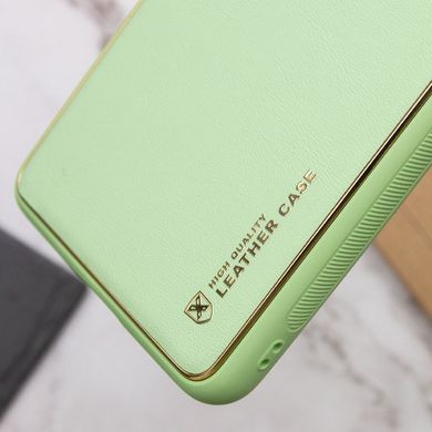Кожаный чехол Xshield для Xiaomi Redmi Note 10 / Note 10s Зеленый / Pistachio