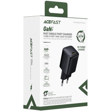 СЗУ Acefast A134 PD67W GaN (1USB-C) Black