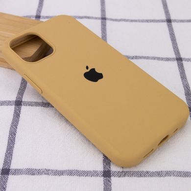 Уценка Чехол Silicone Case Full Protective (AA) для Apple iPhone 12 Pro Max (6.7") Дефект упаковки / Золотой / Gold