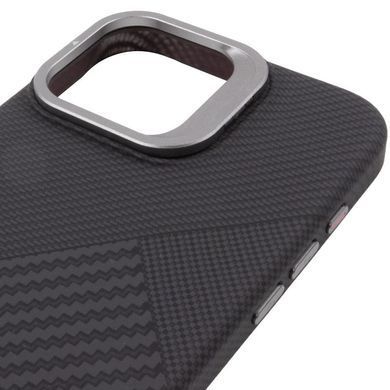 TPU чохол Pixel Craft with Magnetic Fit для Apple iPhone 16 Pro (6.3") Graphite Flow