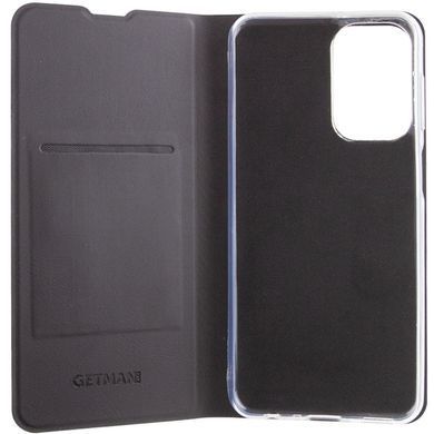 Кожаный чехол книжка GETMAN Elegant (PU) для TECNO Camon 19 Черный