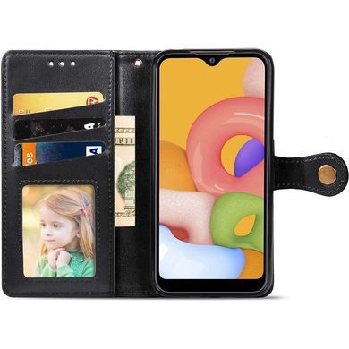 Шкіряний чохол книжка GETMAN Gallant (PU) для Samsung Galaxy A53 5G Чорний