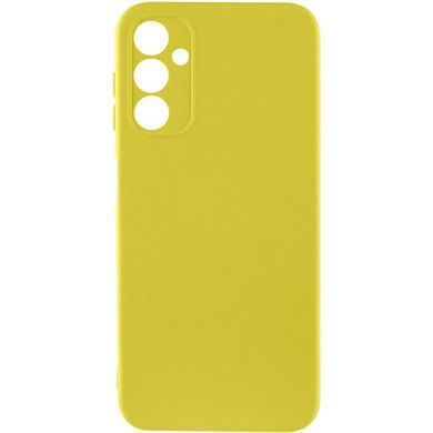 Чехол TPU GETMAN Liquid Silk Full Camera для Samsung Galaxy A24 4G Желтый / Flash
