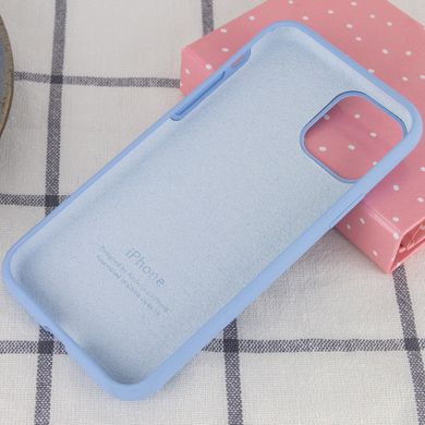 Чехол Silicone Case Full Protective (AA) для Apple iPhone 11 (6.1") Голубой / Lilac Blue