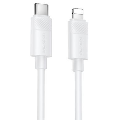 Дата кабель Borofone BX123 Leya Type-C to Lightning 30W (1m) White