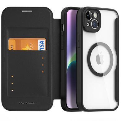 Чохол-книжка Dux Ducis Skin X Pro with MagSafe для Apple iPhone 15 (6.1") Black