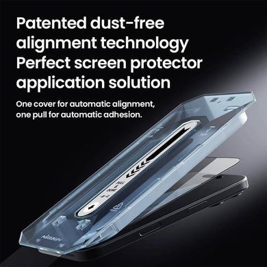 Уценка Защитное стекло Nillkin (CP+PRO) для Apple iPhone 16 Pro (6.3") (+ аппликатор) Поврежденная упаковка / Черный