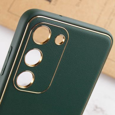 Шкіряний чохол Xshield для Samsung Galaxy S24 Зелений / Army Green