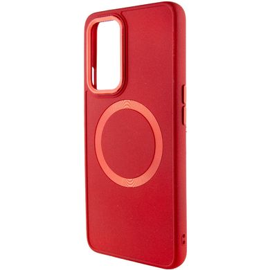 TPU чехол Bonbon Metal Style with MagSafe для OnePlus 9 Красный / Red