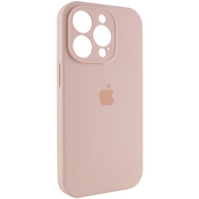Чохол Silicone Case Full Camera Protective (AA) для Apple iPhone 15 Pro Max (6.7") Рожевий / Pink Sand