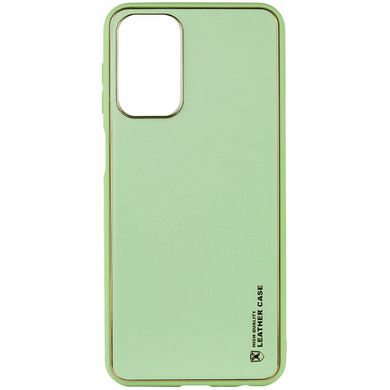 Шкіряний чохол Xshield для Xiaomi Redmi Note 10 / Note 10s Зелений / Pistachio