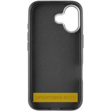 Чохол TPU Leather Toys для Apple iPhone 17 (6.3") Coffee / Black