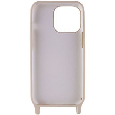 Чехол TPU two straps California для Apple iPhone 13 (6.1") Бежевый / Antique White