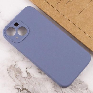 Чехол Silk Full Camera Protective (AA) NO LOGO для Apple iPhone 13 (6.1") Серый / Lavender Gray