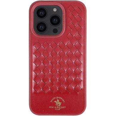 Шкіряний чохол Polo Santa Barbara для Apple iPhone 15 Pro Max (6.7") Red
