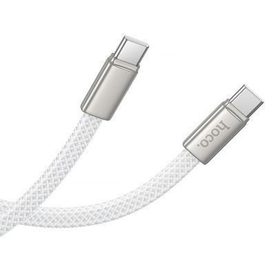 Дата кабель Hoco X125 Exceso Type-C to Type-C 60W (1m) White