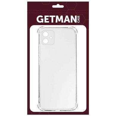 TPU чохол GETMAN Ease logo посилені кути Full Camera для Samsung Galaxy A07 Безбарвний (прозорий)