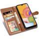 Шкіряний чохол-книжка GETMAN Gallant (PU) для Xiaomi Redmi 12 Коричневий фото 2