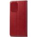 Кожаный чехол книжка GETMAN Gallant (PU) для Xiaomi Redmi 12 Красный фото 5