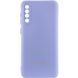 Чехол Silicone Cover Lakshmi Full Camera (AAA) with Logo для Samsung Galaxy A50 (A505F) / A50s / A30 Сиреневый / Dasheen